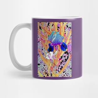 Two Irises Photograph Digital Var 1 Mug